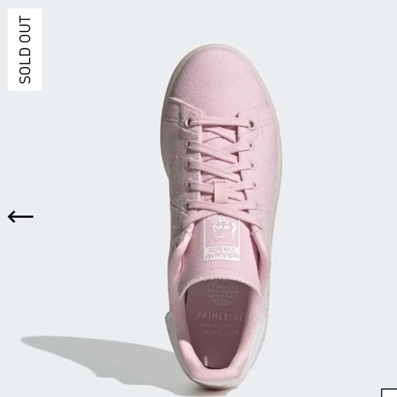 Adidas Stan Smith Prime Blue Shoes Pink - Picture 10 of 14